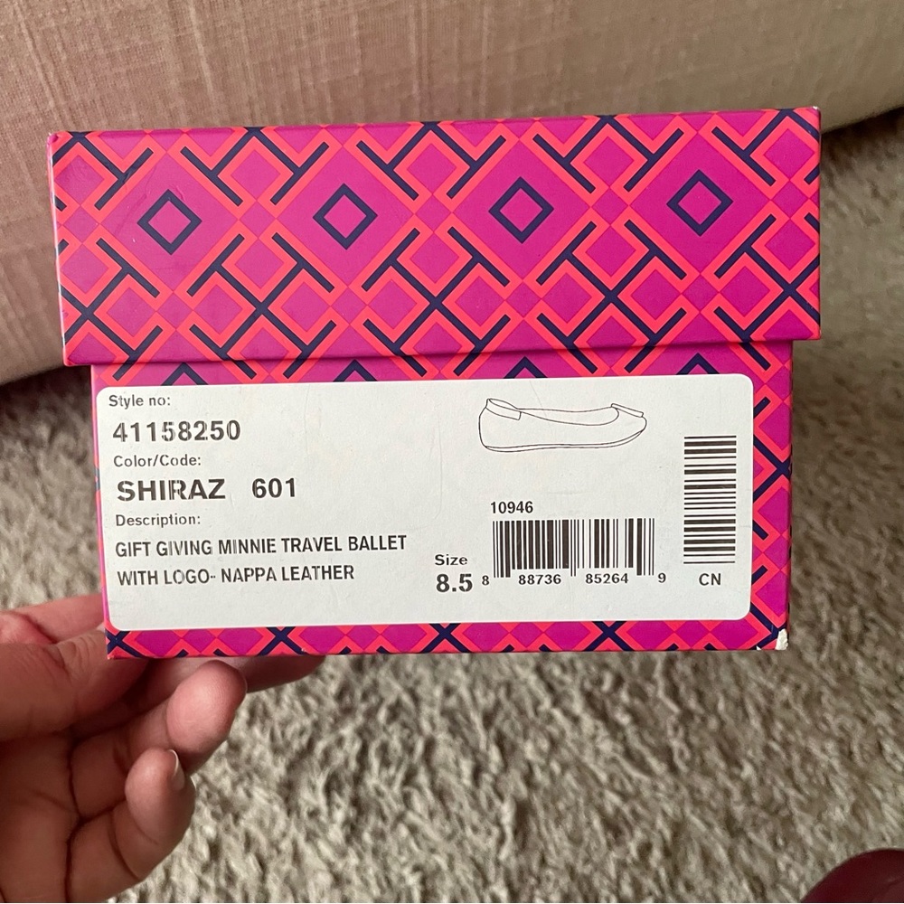 Tory Burch Minnie Ballet Flat Shiraz - Picture 14 of 14